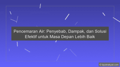 Pencemaran Air