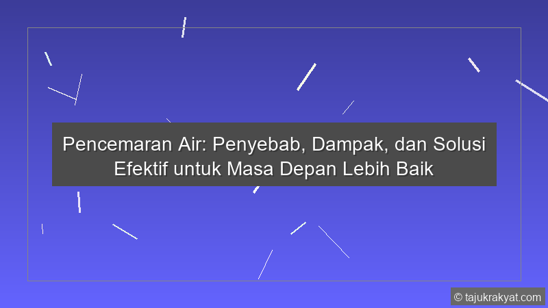 Pencemaran Air