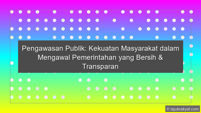 Pengawasan Publik