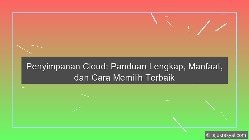 Penyimpanan Cloud
