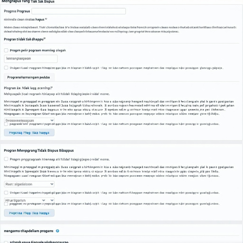Tutorial Menghapus Program