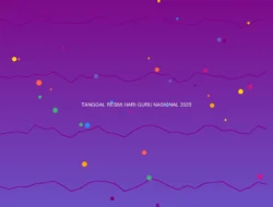 Tanggal resmi Hari Guru Nasional 2025