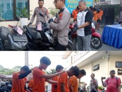 Polisi Tangkap Kawanan Begal Bersajam, 5 Pelaku Ditembak