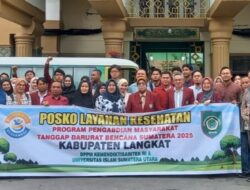 UISU Lepas Tim Tanggap Darurat Banjir Tapteng dan Langkat : Gunakan Dana Hibah Sebaik-baiknya