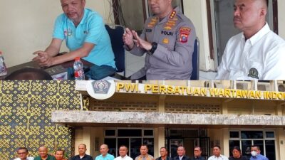 Kapolrestabes dan PWI Komit Ciptakan Medan Nyaman dan Kondusif, Kombes Pol Calvijn : Kemanusiaan Paling Penting