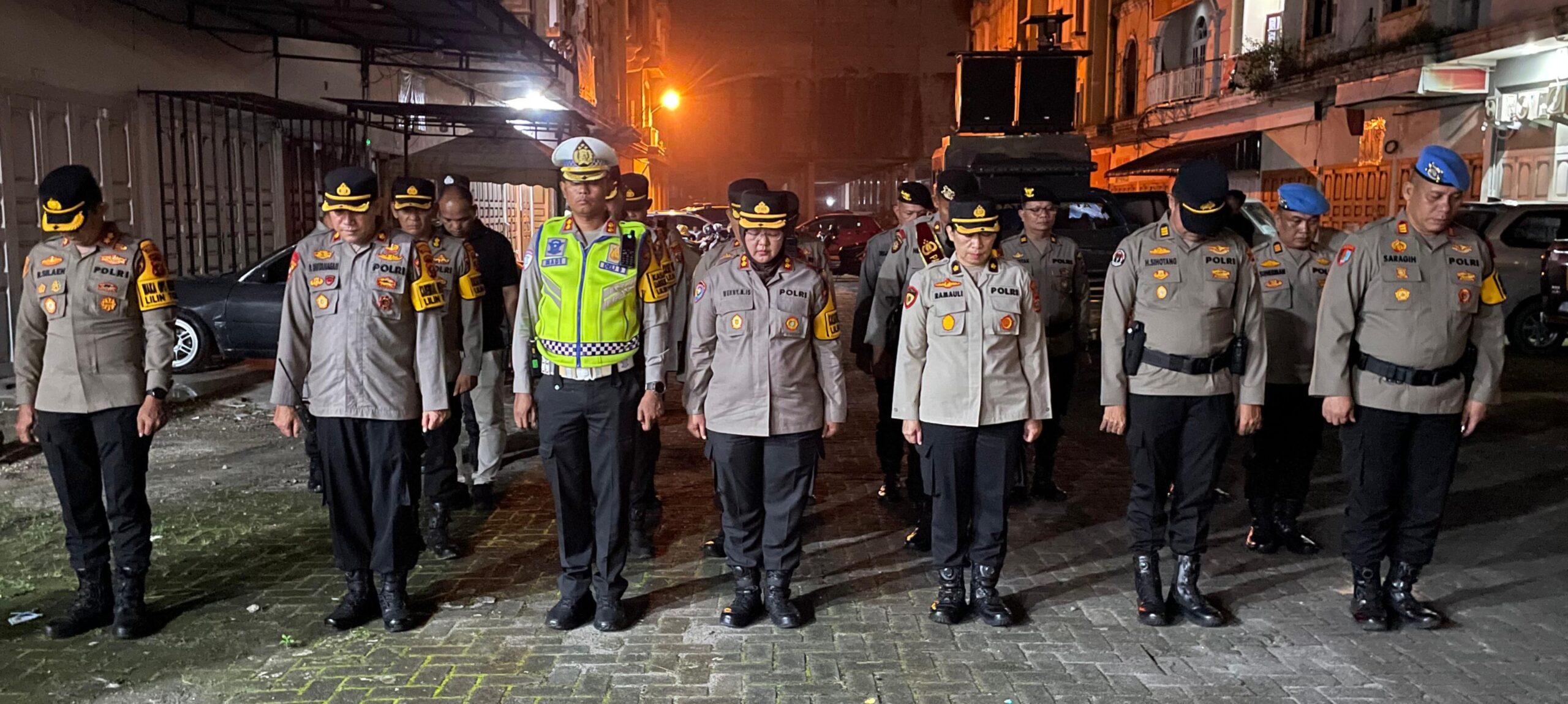 Para PJU Polrestabes Medan Apel KRYD.(humas)