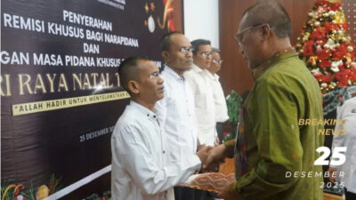 Pemberian remisi kepada para narapidana di momen Natal.