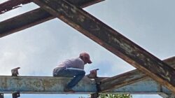 Viral Besi Pengaman Alun-Alun Tanjung Morawa Digasak Rayap Besi : Kemana Petugas