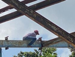 Viral Besi Pengaman Alun-Alun Tanjung Morawa Digasak Rayap Besi : Kemana Petugas